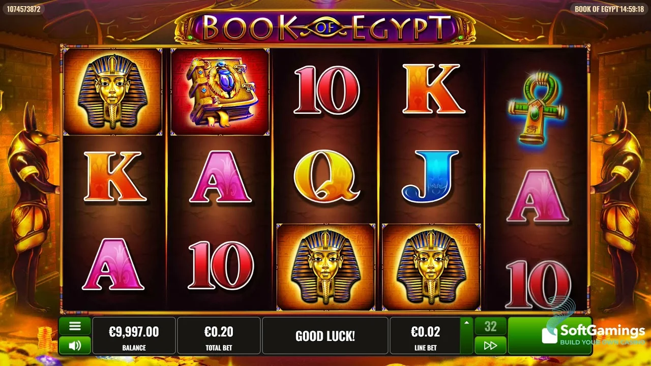 Book of Egypt - เกมส์สล็อตจากอียิปต์โบราณ